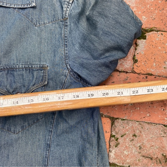 J.Lindeberg Blue Denim Shirt - Picture 7 of 7